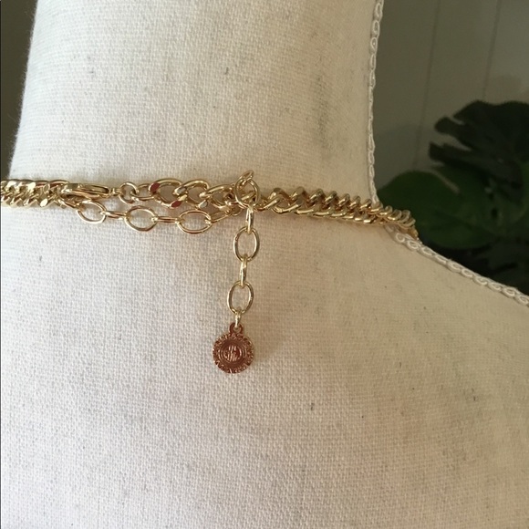 Gold Chain Starburst Necklace by RJ Raziano. Stunning. Rare. - Picture 6 of 8